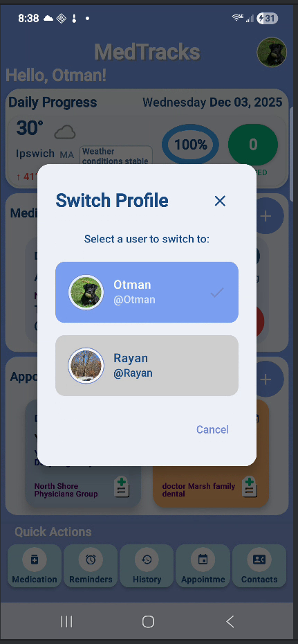 Switch Profile Feature